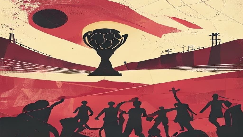 Ilustração editorial: Marquinhos assume culpa pela eliminação na Copa