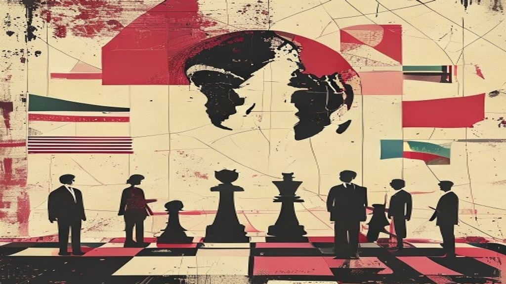 Ilustração editorial: Milei anuncia feriado na Argentina após Copa