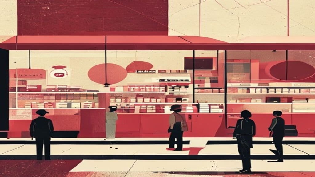 Ilustração editorial: Ônibus furtado bate em muro de supermercado na zona leste de SP