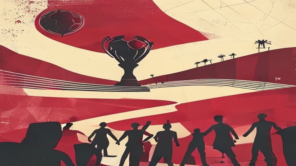 Ilustração editorial: Pirlo rebate críticas sobre ligação com casa de apostas russa