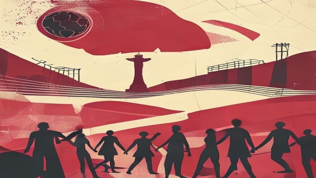 Ilustração editorial: Ponte Preta sofre novo transfer ban da Fifa e acumula três punições