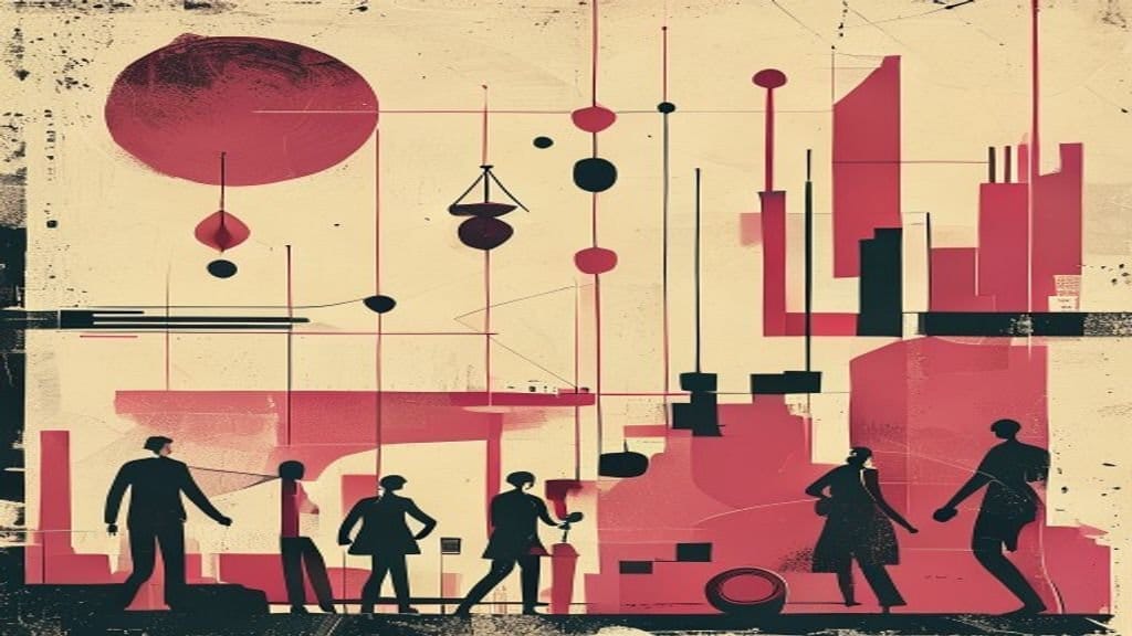Ilustração editorial: Setor de serviços cai 0,4% em maio puxado por transportes