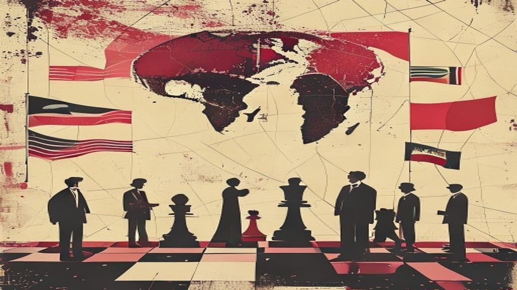 Ilustração editorial: Trump anuncia pedágio de 20% em Ormuz e retoma bloqueio a portos
