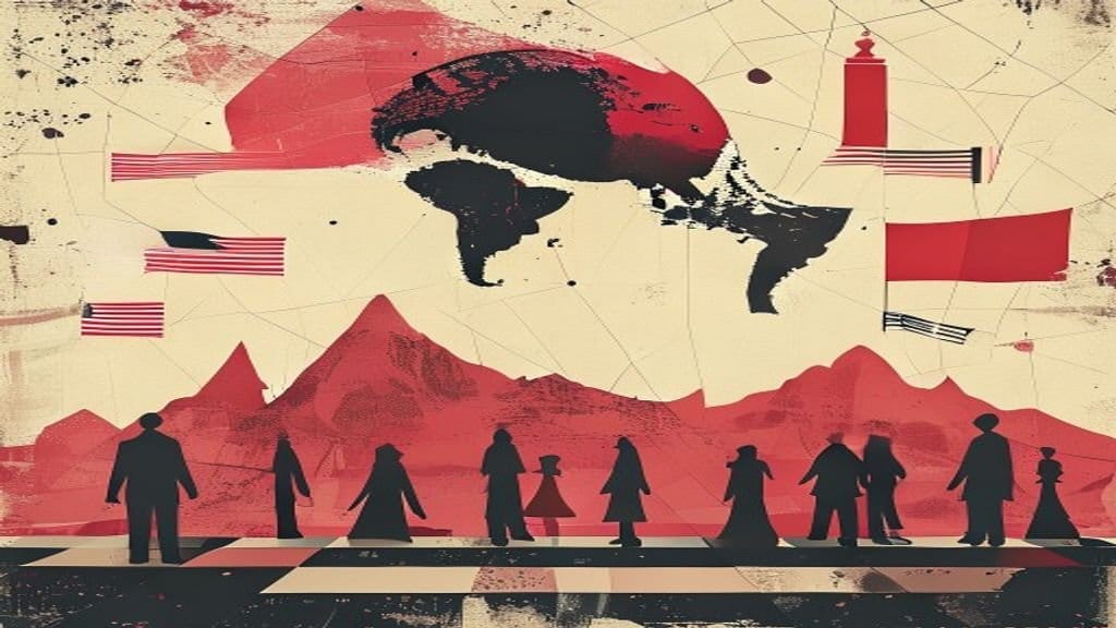 Ilustração editorial: Trump diz que EUA atacarão montanha no Irã 'muito em breve'