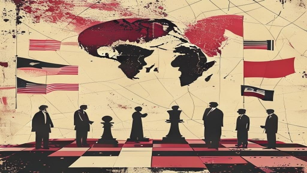 Ilustração editorial: Trump diz que EUA vão controlar Estreito de Ormuz e cobrar