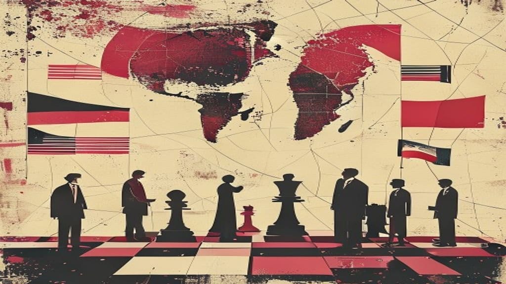 Ilustração editorial: Trump diz que Venezuela não está pronta para eleições