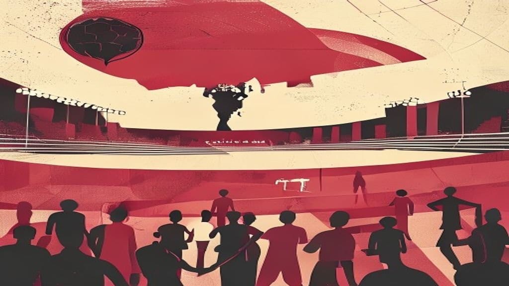 Ilustração editorial: Uefa convoca reunião emergencial contra plano de venda de ações