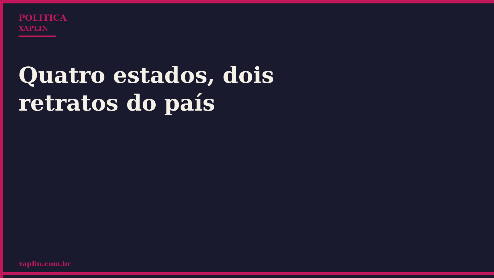 Pesquisas eleitorais mostram diferentes cenários em quatro estados