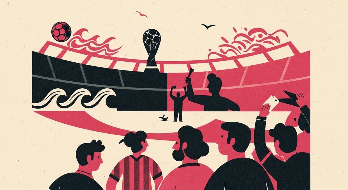 Ilustração editorial: Arthur Cabral é expulso pela "Lei Vini Jr." após jogo Vitória x