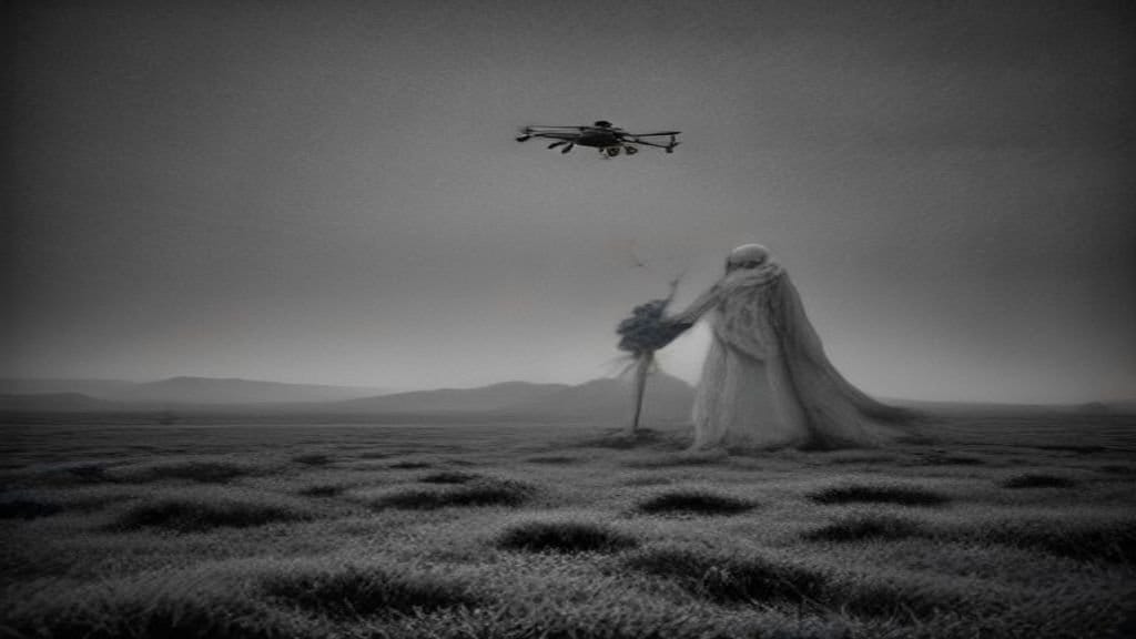 Ilustração editorial: Ucrânia lança maior ataque com drones na Rússia e deixa 6 mortos