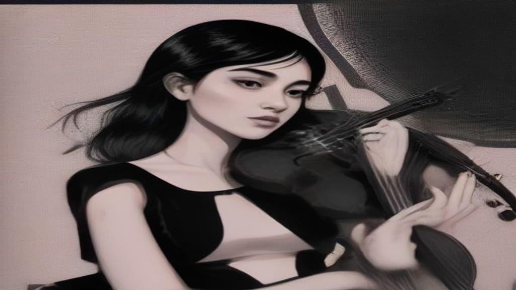 Ilustração editorial: Violinista Elisa Fukuda é refém em assalto em São Paulo