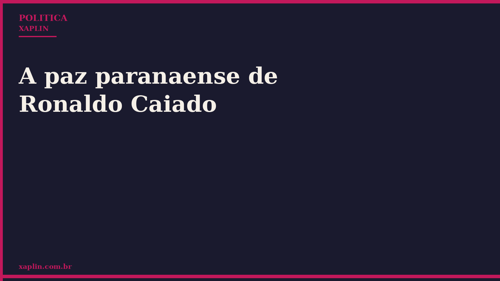 Caiado recua de disputa por comando nacional do União Brasil