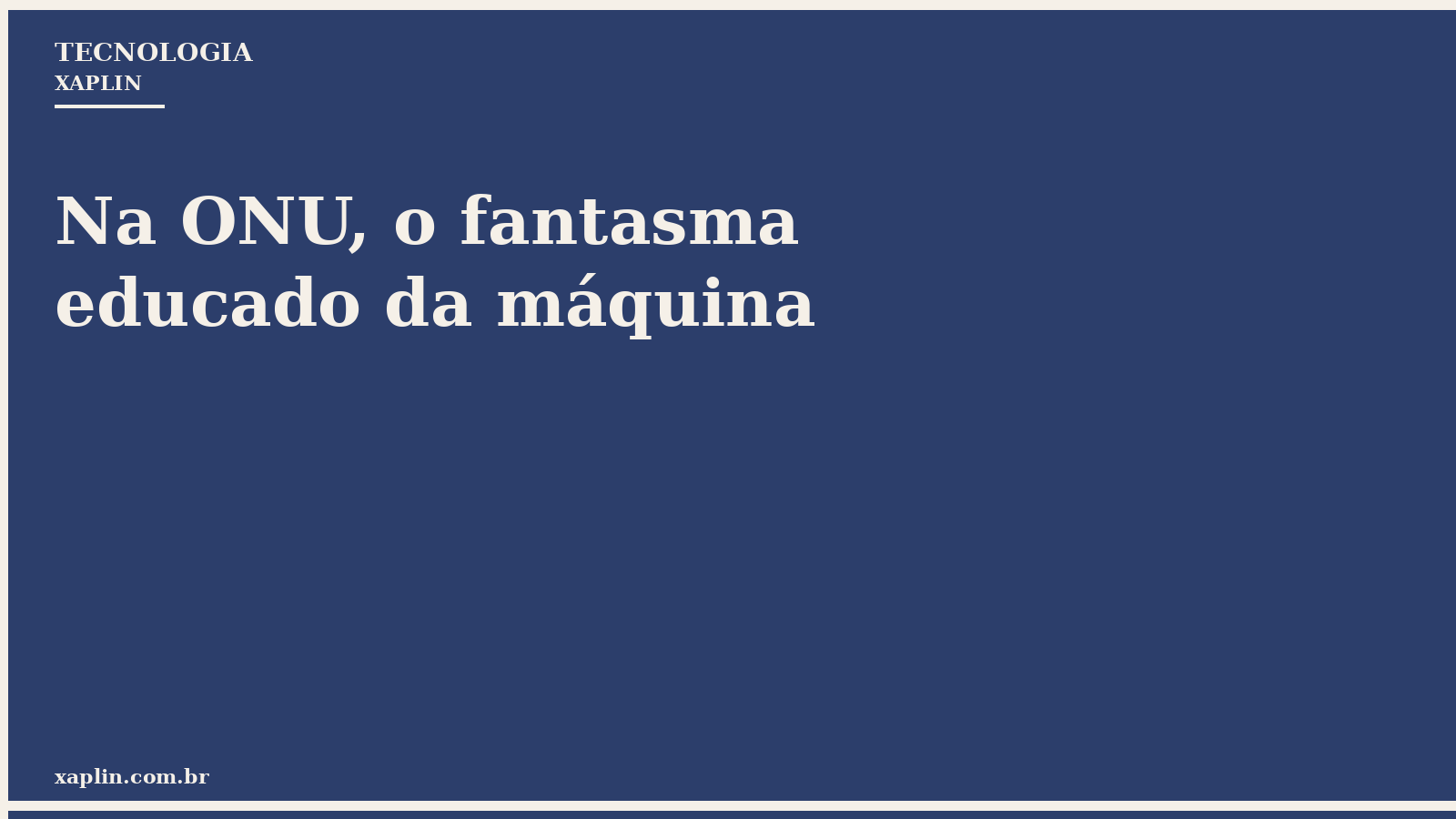 Relator da ONU adverte sobre uso de IA na educação