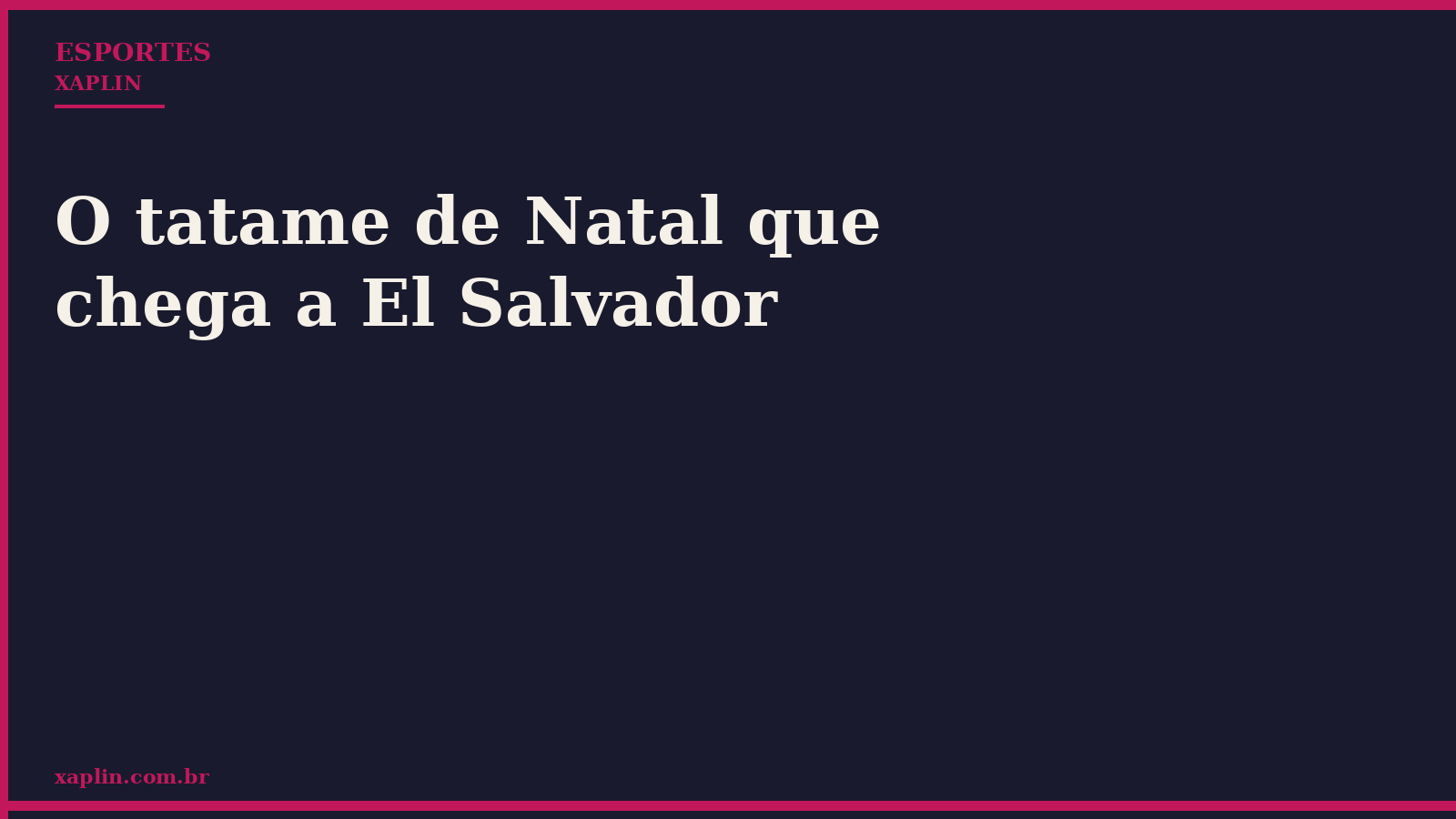 Atleta natalense compete em El Salvador