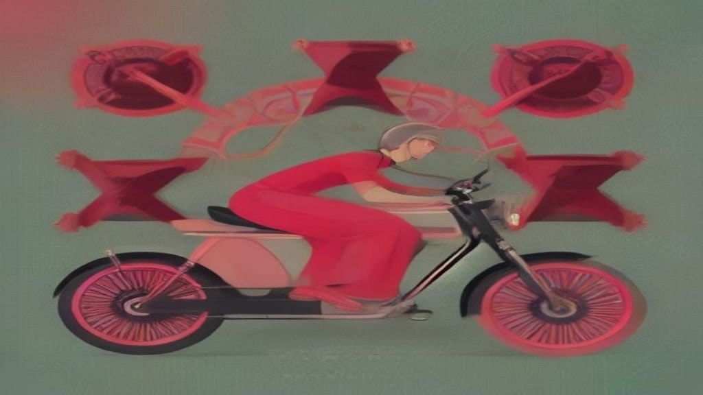 Ilustração editorial: Um em cada cinco motociclistas de aplicativo contribui para previdência