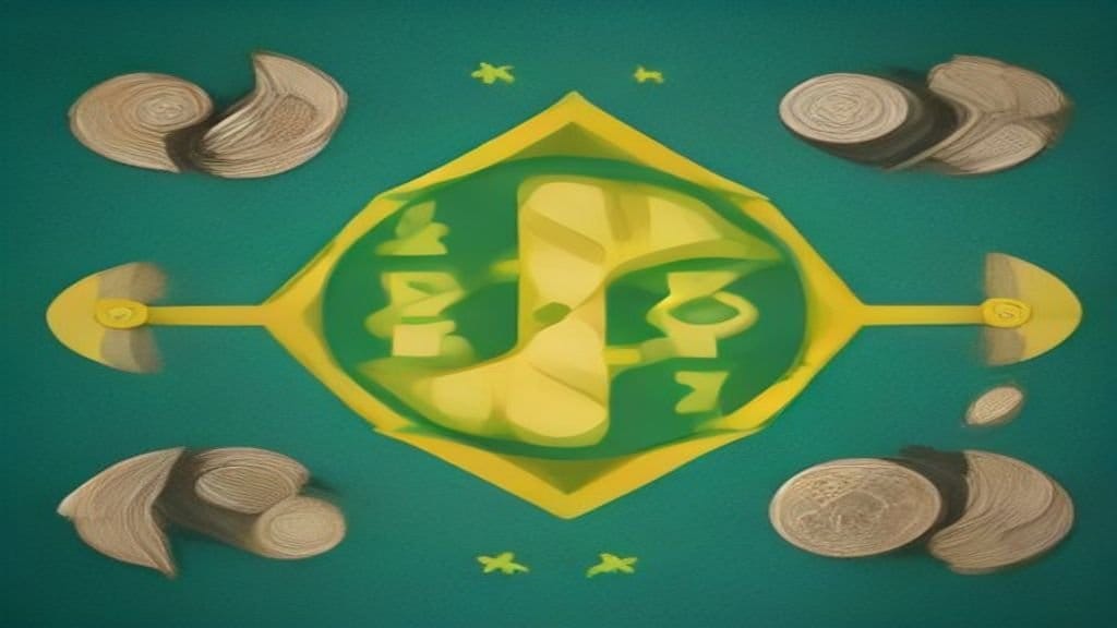 Ilustração editorial: PIB do Brasil cresce 0,5% no 2º trimestre de 2026, diz IBGE