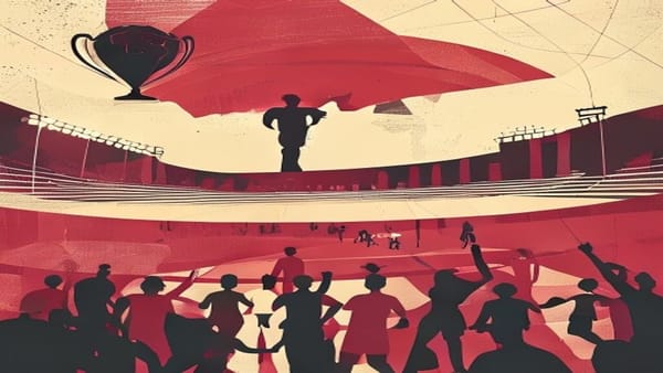 Ilustração editorial: Brasil chega a Houston para enfrentar Japão na Copa do Mundo