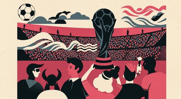 Ilustração editorial: Brasil empata com Marrocos em estreia na Copa do Mundo 2026