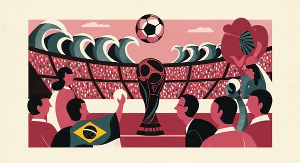Ilustração editorial: Brasil empata com Marrocos em estreia na Copa do Mundo