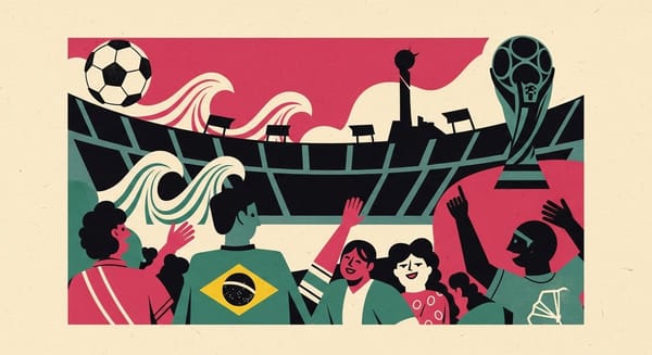 Ilustração editorial: Brasil venceu oito de dez duelos contra Reino Unido em Copas