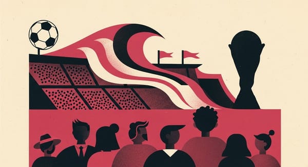 Ilustração editorial: Copa do Mundo 2026 terá abertura em Los Angeles