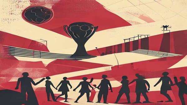 Ilustração editorial: Egito avança à segunda fase, mas Salah preocupa com lesão