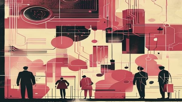Ilustração editorial: Empresas freiam uso de IA após incentivar adoção entre funcionários