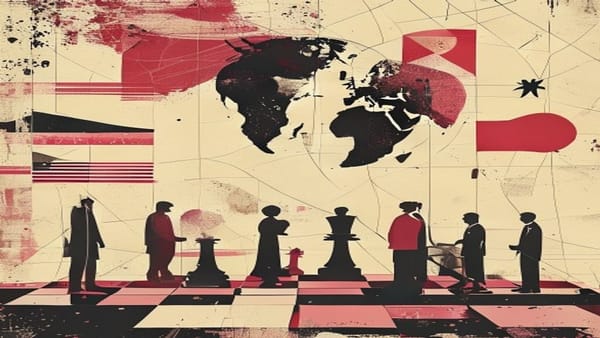 Ilustração editorial: EUA e Irã assinam acordo de 14 pontos para fim de conflito