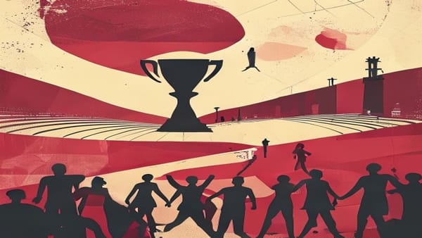 Ilustração editorial: França derrota Iraque por 3 a 0 e avança ao mata-mata