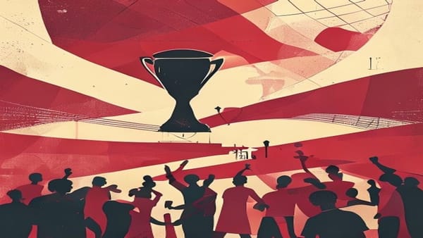 Ilustração editorial: França vence Senegal com gols de Mbappé e Olise na estreia da Copa