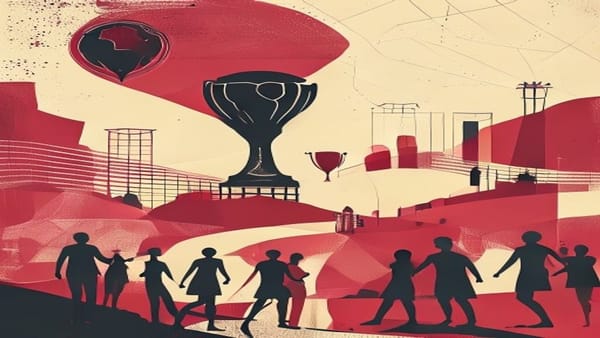 Ilustração editorial: Koné visita seleção canadense após cirurgia de fratura na perna