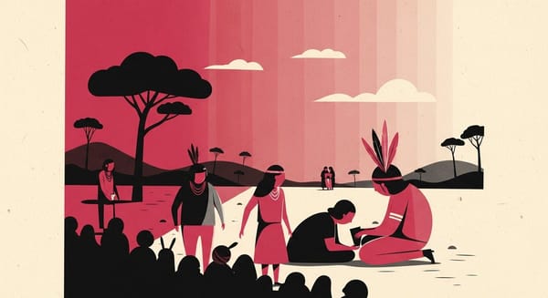 Ilustração editorial: Morre cacique Afukaka Kuikuro, liderança indígena do Xingu