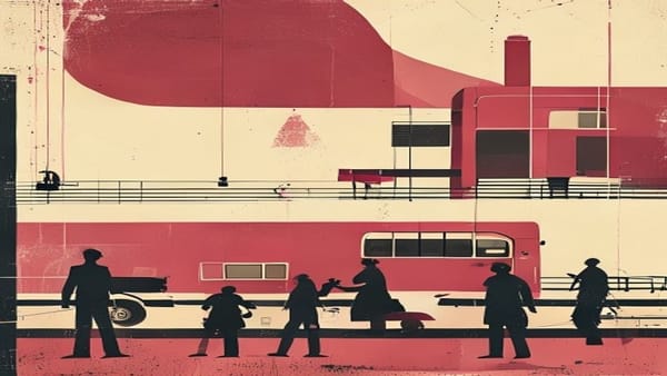 Ilustração editorial: Motoristas de ônibus do Rio mantêm greve após audiência sem acordo