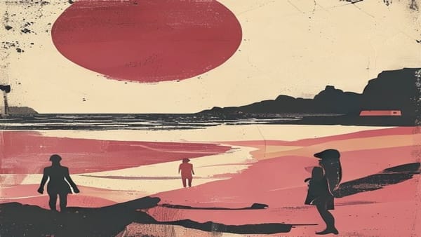 Ilustração editorial: Mulher resgatada após 42 horas perdida no mar em Ilhabela