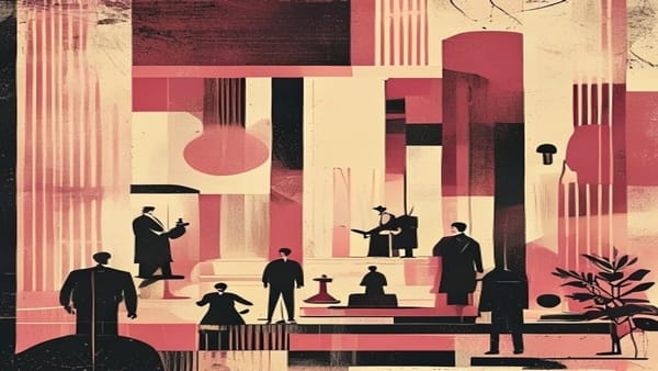 Ilustração editorial: PF revela novos vínculos entre Ciro Nogueira e dono do Banco Master
