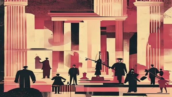 Ilustração editorial: Polícia Federal cumpre mandados contra diretores do Digimais
