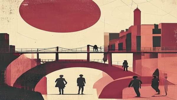 Ilustração editorial: Ponte abandonada em SP era projeto da Fepasa extinta em 1998