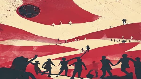 Ilustração editorial: Raphinha deixa campo com dor na coxa e é substituído na Seleção