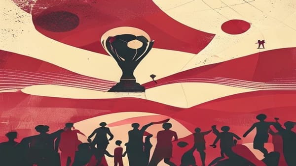 Ilustração editorial: Rei da Holanda homenageia Memphis Depay no vestiário após vitória