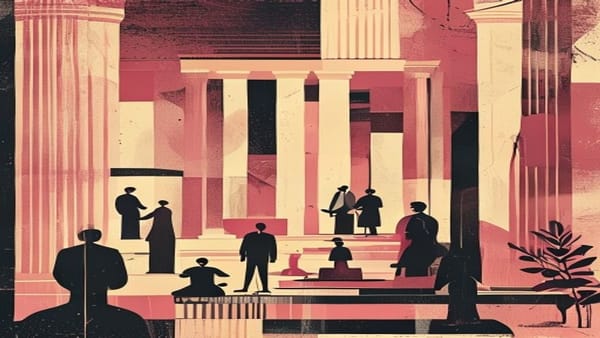 Ilustração editorial: STF mantém prisões de executivos do Banco Master