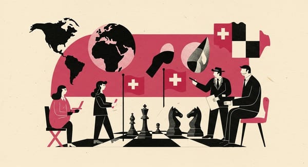 Ilustração editorial: Suíça vota neste domingo se adota teto de 10 milhões de habitantes