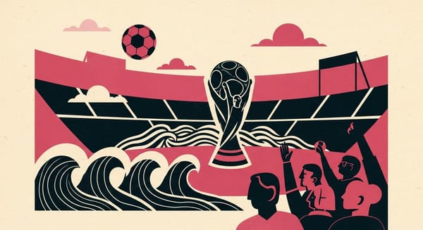Ilustração editorial: Técnico do Irã cita Neymar e relata desgastes por restrições dos EUA