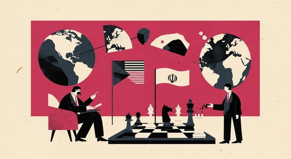 Ilustração editorial: Trump anuncia acordo com Irã para este domingo