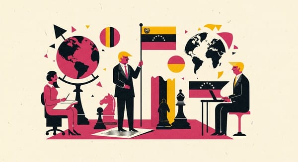 Ilustração editorial: Trump anuncia morte de líder da gangue venezuelana Tren de Aragua