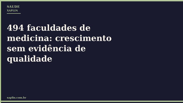 Brasil forma mais médicos que EUA e China