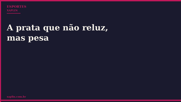 A prata que não reluz, mas pesa