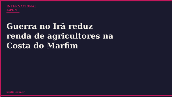 Guerra no Irã reduz renda de agricultores na Costa do Marfim