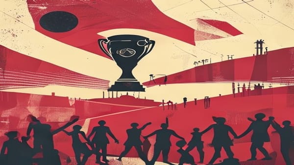 Ilustração editorial: Álvarez marca na Copa e é disputado por Real Madrid, Barcelona e PSG