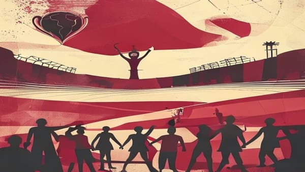 Ilustração editorial: Argentina avança à semifinal e tem 26,2% de chances de título