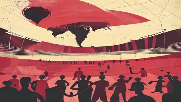 Ilustração editorial: Brasil eliminado da Copa gera onda de pessimismo nas redes sociais